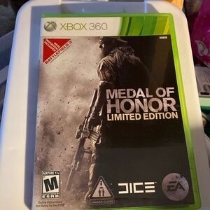 Xbox 360 Medal of Honor Limited Edition game